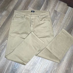 Hudson Jeans Blake Slim Straight Khaki Jeans 36